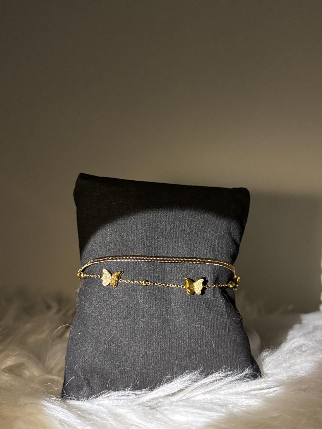 Double Layer Butterfly Bracelet