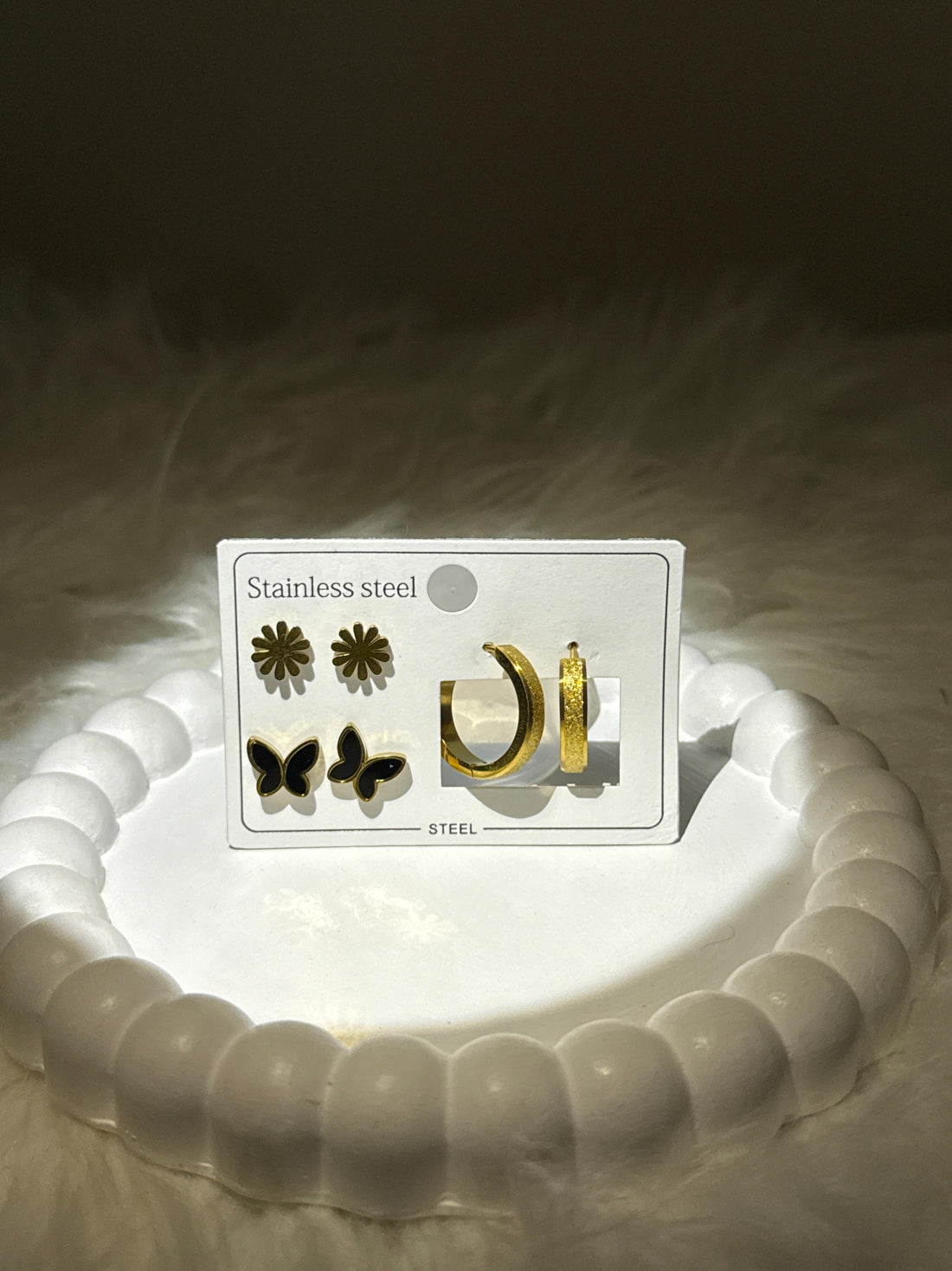 Minimal Earrings Card - Pack of 3
