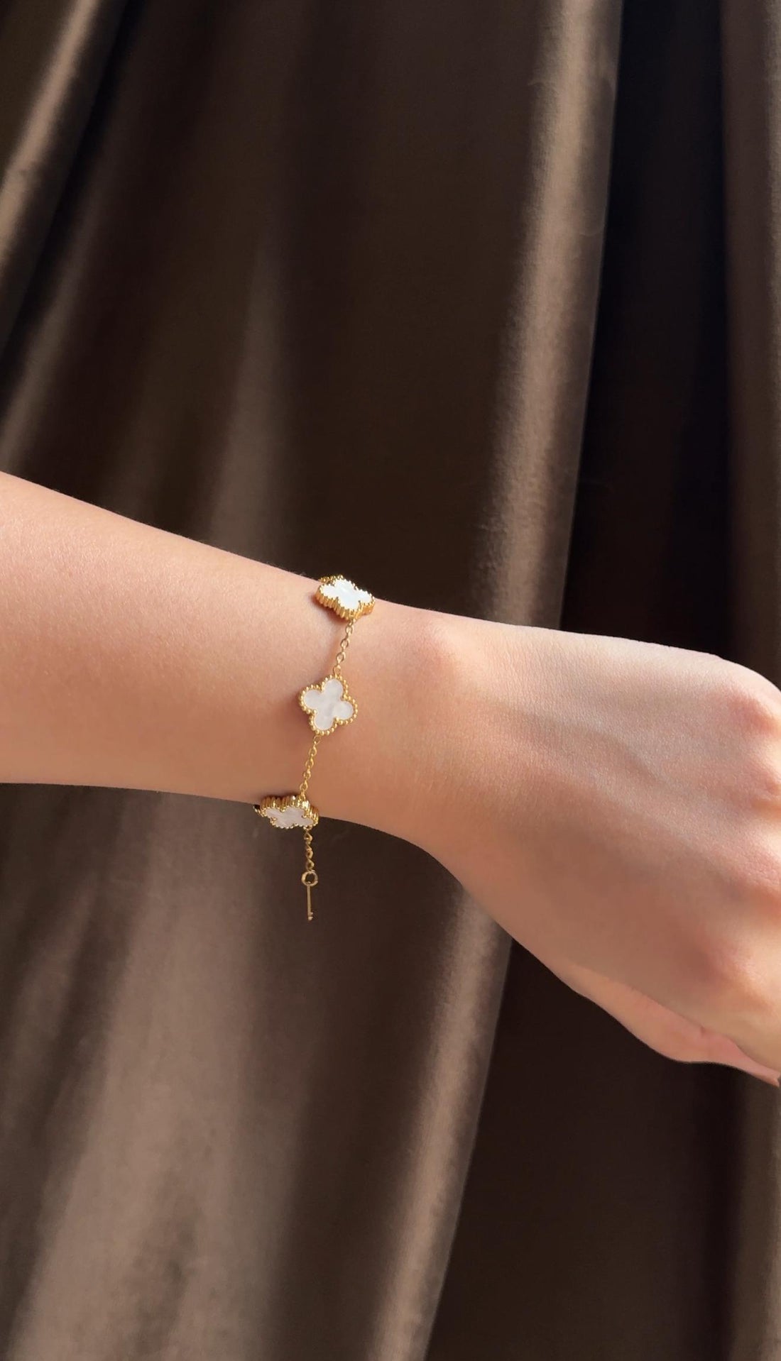 Double Sided Clover Bracelet
