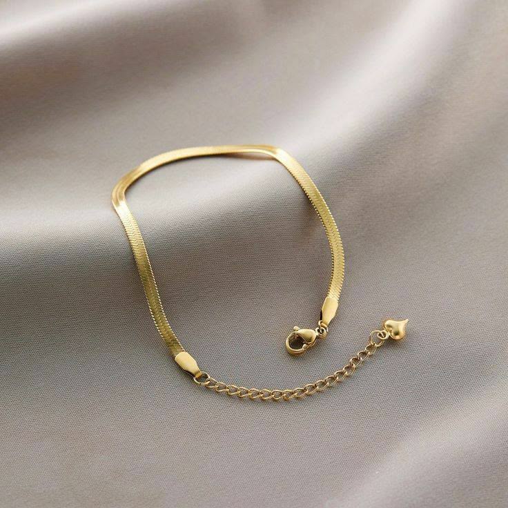 Stainless Steel Snake Bracelet  Gold - Silver
