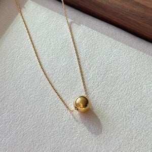 Minimalist Orb Necklace Pendant